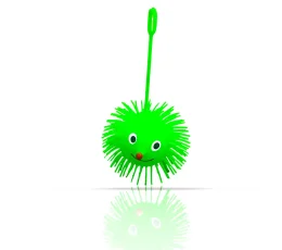 Light Smiley Face Puffer Ball